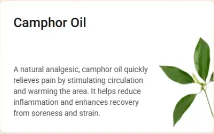 Camphor Ooil - Therawolf ingredients.