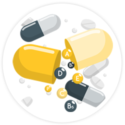 Vitamin C and others Herpafend Ingredients
