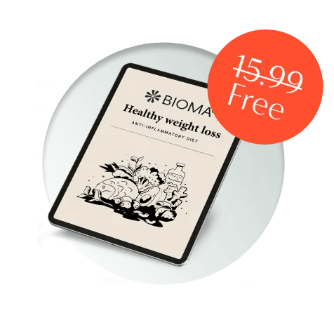 Free Bonus #1: Anti-inflammatory weight loss diet guide - Bioma Probiotics Suplement