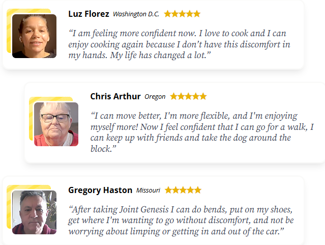 Customer reviews of Joint Genesis