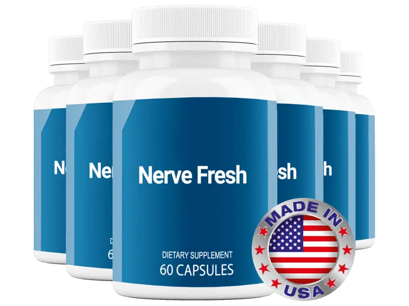 6 bottle - Nerve Fresh Supplements made in USA