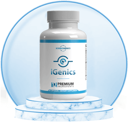 Bottle of iGenics Supplement - iGenics Reviews Recommendation
