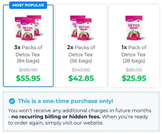 Packs- Lulutox Detox Tea Prices - Lulutox Detox Tea Official Website